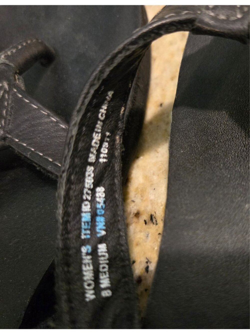 LL Bean Women’s Size 8 Black Flop Flops 275038 - Picture 6 of 12